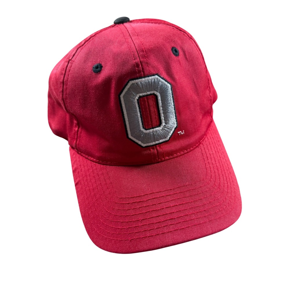 Captivating Headgear Ohio State Buckeyes Red Snapback Hat Block O Logo Mens Cap
